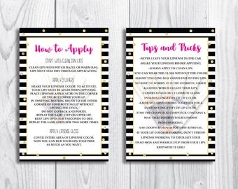 LIPSENSE PRINTABLE How to Apply Lipsense Tips and Tricks