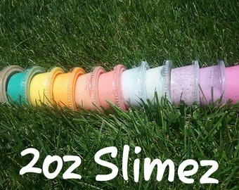 2oz Slimes-Multi Colored,Fluffy,Butter