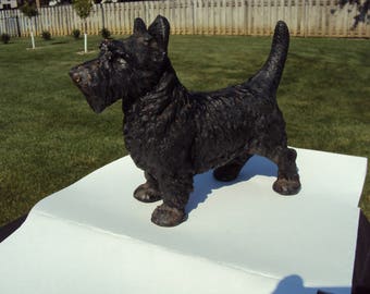 Cast Iron Dog, Scottish Terrier, Cast Iron Terrier, Cast Iron Door Stop, Door Stop, Iron Dog, Metal Dog, Metal Door Stop, Terrier Dog,