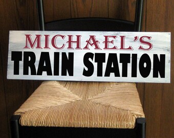 Train station sign | Etsy