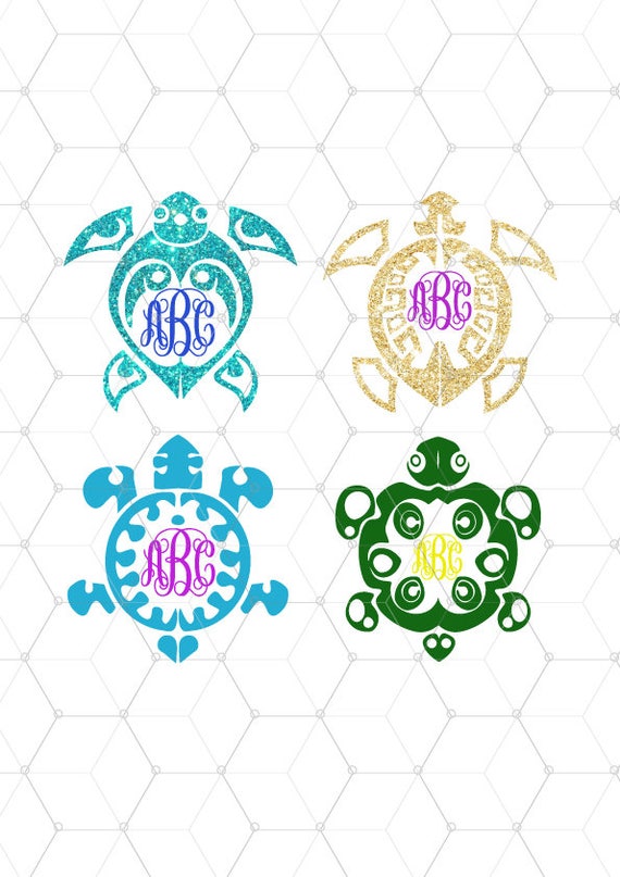 Download Turtles bundle SVG Turtle SVG Turtle monogram frame svg