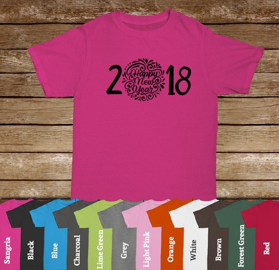 Happy New Year 2018 Raglan T Shirt Shirt New Year happy new year 2018 raglan t shirt shirt new year
