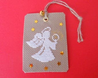 The Angel of Christmas and his Bell embroidered label