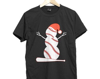 baseball style christmas shirts