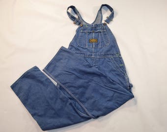 Men's 34x28 RARE Jack Daniels Hogwashers Carpenter Bib Overalls