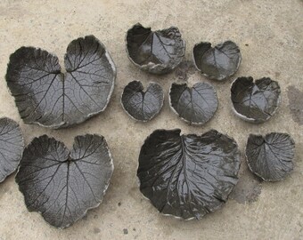 Concrete Leaves For Bird feeders & Bird Baths