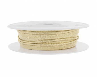 1.09 m piping gold lamé 10 mm
