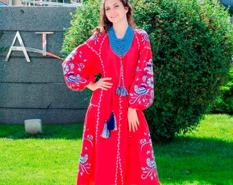 Ukrainian vyshyvanka dress Boho
