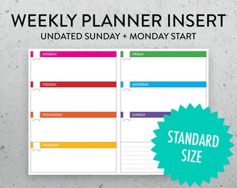 schedule weekly