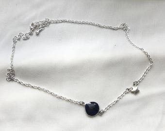 Sapphire and Stars Necklaces