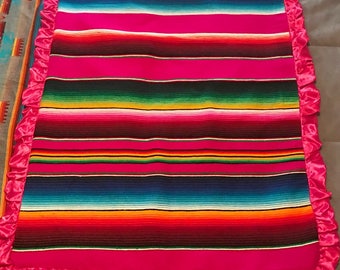 Sarape baby blanket