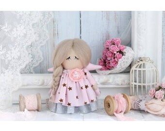 Decor doll, Angel LJUSI, tilda boho doll, doll, tilda textile, textile doll, handmade doll, handmade doll