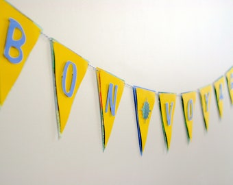 Bon Voyage Banner/Farewell Banner/Going Away Banner/Retirement Banner/Honeymoon Banner/Goodbye Banner/Deployment Banner/Bon Voyage Decor
