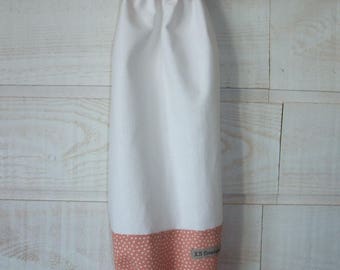 Bag bags (No. 39) pink & white
