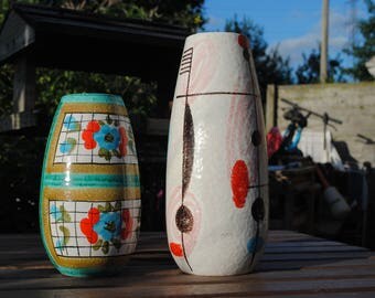 Vintage Fratelli Fanciullacci vases - Italian Pottery 1950s/60s.