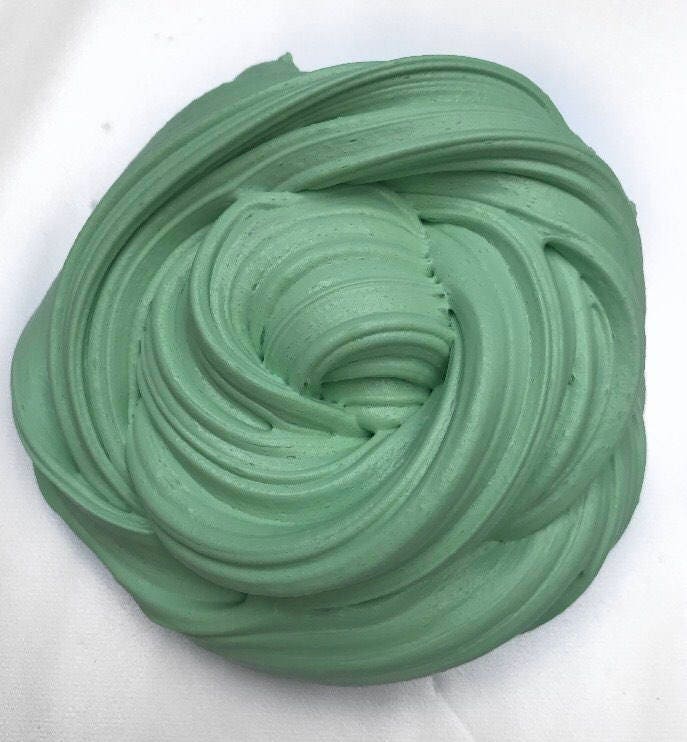 Green Apple Fluffy Slime