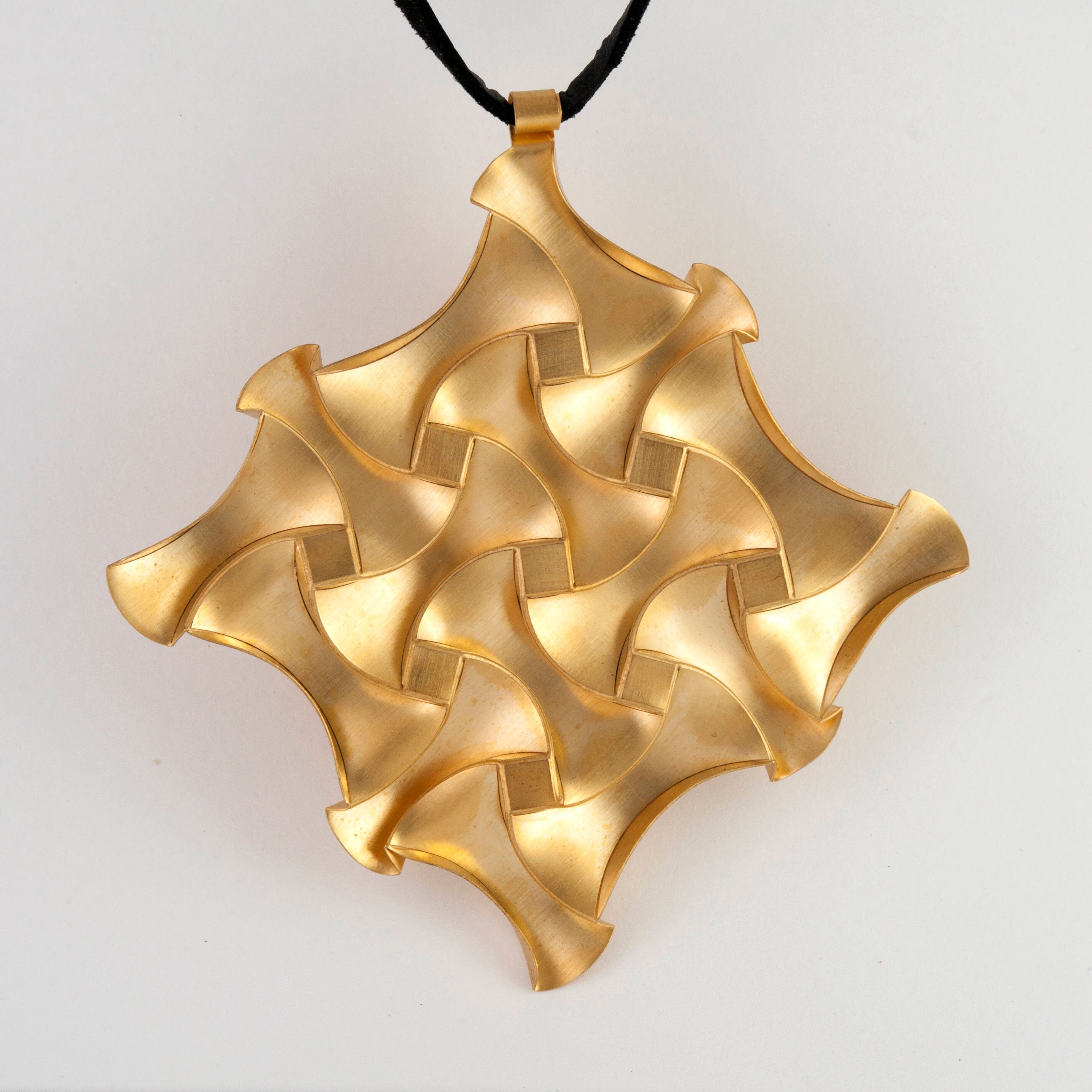 Origami NecklaceOrigami JewelryOrigami PendantGold Origami