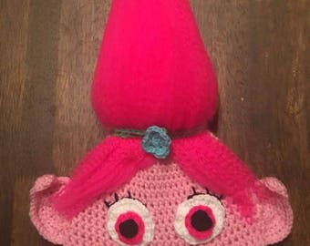 Poppy inspired troll hat
