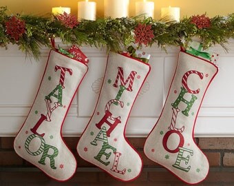 Christmas Stocking,Personalized Stockings,Personalized Christmas Stockings,Monogrammed Christmas stockings,Gift for him, Gift for her