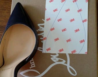 Crystal Clear 3M sole protector guard for Christian Louboutin red bottom heels