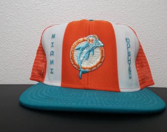 Miami dolphins hat | Etsy