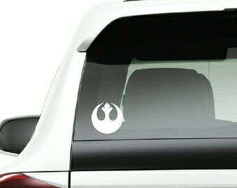 Bargain Max Decals Rebel Inspired Symbool Alliance Window Laptop Car Sticker 5.5&quot
