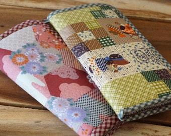 Funk For Hire Women's Origami Printed Vegan Leather Wallet - Two Fold Wallet With Zip Coin Pocket