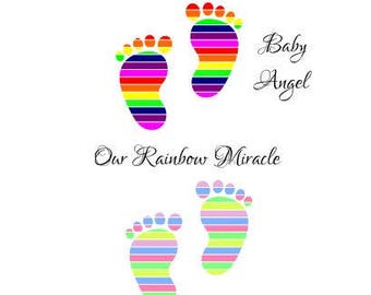 Download Rainbow baby svg | Etsy