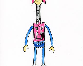 Mekaneck illustration inspired by Masters of the Universe