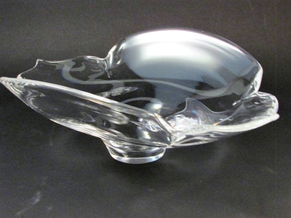 Vintage Steuben Crystal Art Glass Bowl Designed by Donald