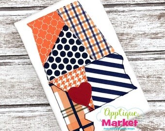 Machine Embroidery Design Embroidery Alabama Patchwork Applique INSTANT DOWNLOAD