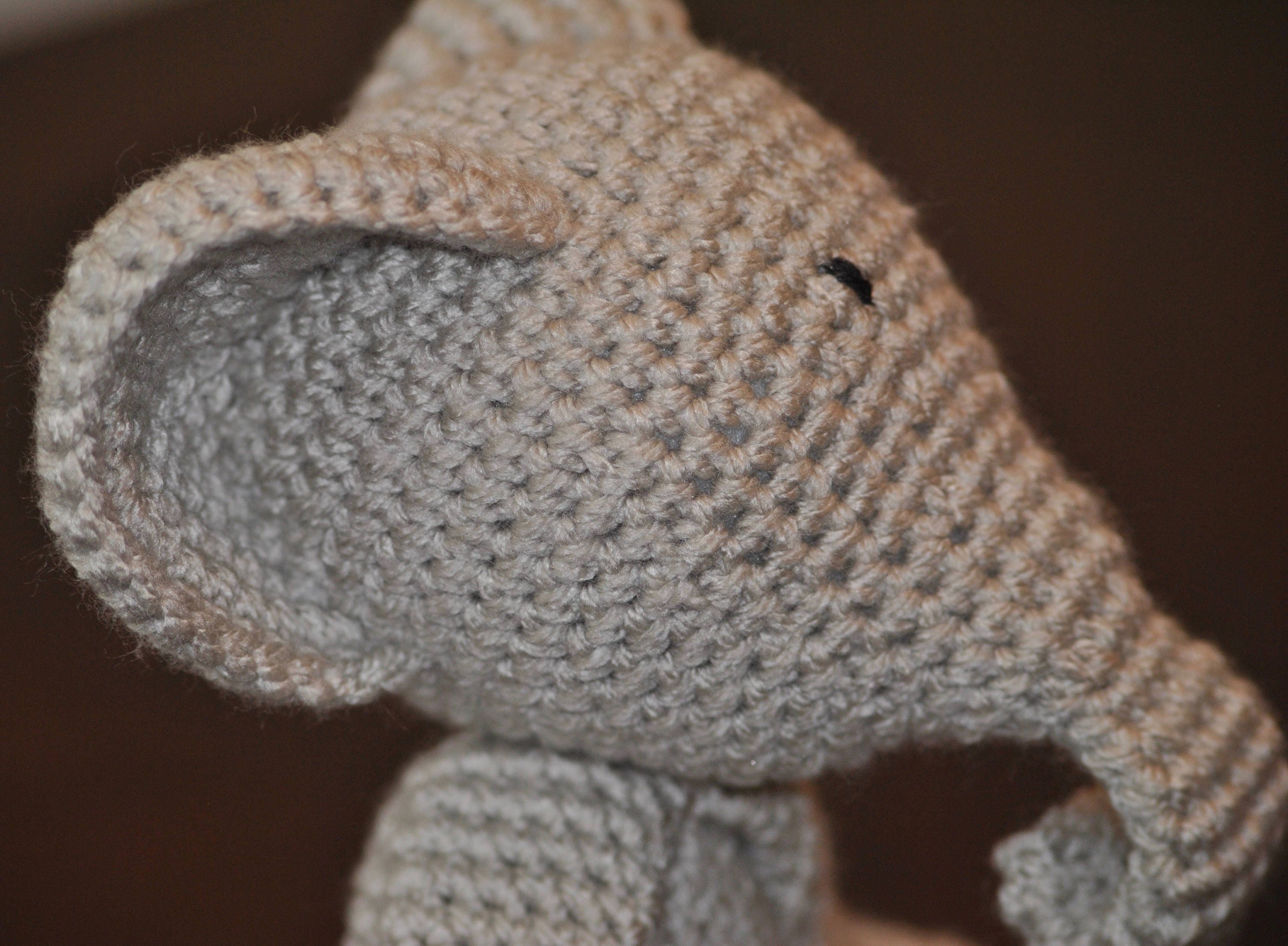 large stuffed elephant pattern