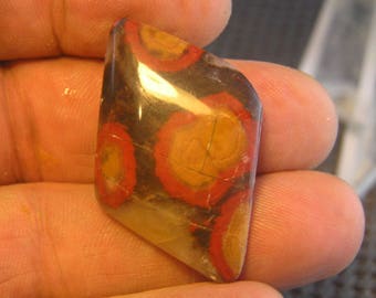 Morgan Hill Poppy Jasper Freeform Designer Cabochon