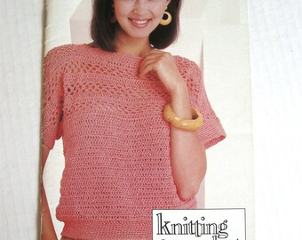 Knitting & Crochet with Style from Simplicity - Booklet No. 0477 - Crochet Fashions - 1988