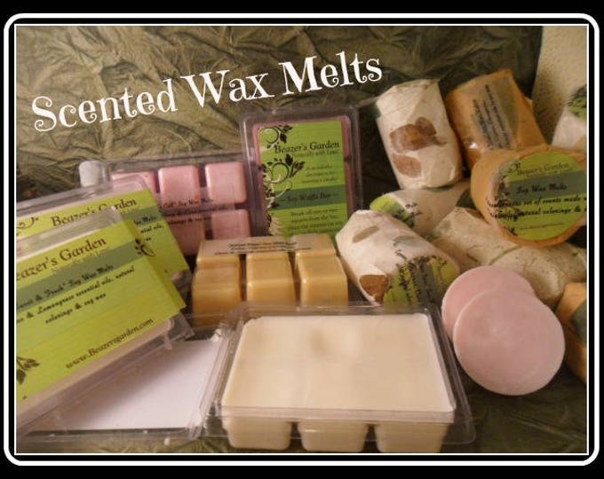 Scented Soy Wax Melts - Waffle Bars - Home and Living - Holiday Scents - Lavender - Peppermint - Eco Etsy Home - Home Gift - Aromatherapy