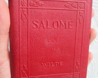 SALOME by Oscar Wilde - Miniature Book Little Leather Library 1920s Antique Vintage