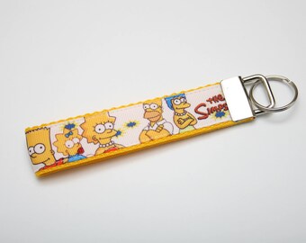Geek SIMPSONS Keyring Keychain Keyfob