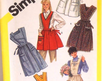 Vintage Apron Pattern by Simplicity - #6173 - Medium (14-16)
