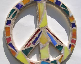 Peace Sign Wall Art peace sign wall art mosaic peace sign blue beach glass coastal Peace Sign Wall Art peace sign wall art mosaic peace sign blue beach glass coastal