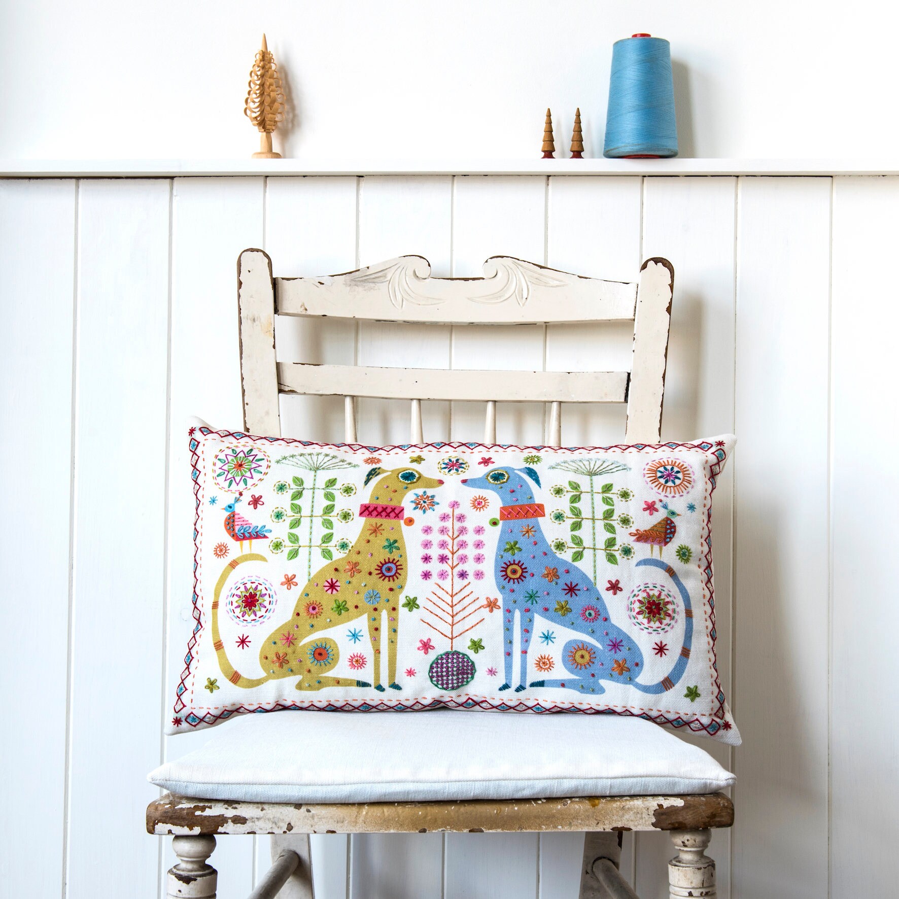 Dogs Cushion Kit from NancyNicholsonDesign on Etsy Studio