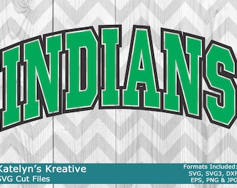 Indians Arched SVG Files