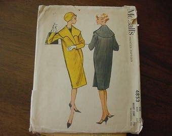 Patron Chapeau Vintage McCall's 1506 - Années 1940, Modèle Complet Non Découpé, S22"