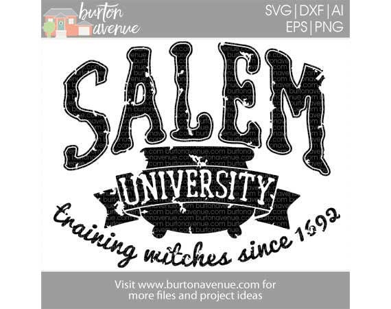 Download Witch SVG Halloween SVG Grunge Salem University SVG
