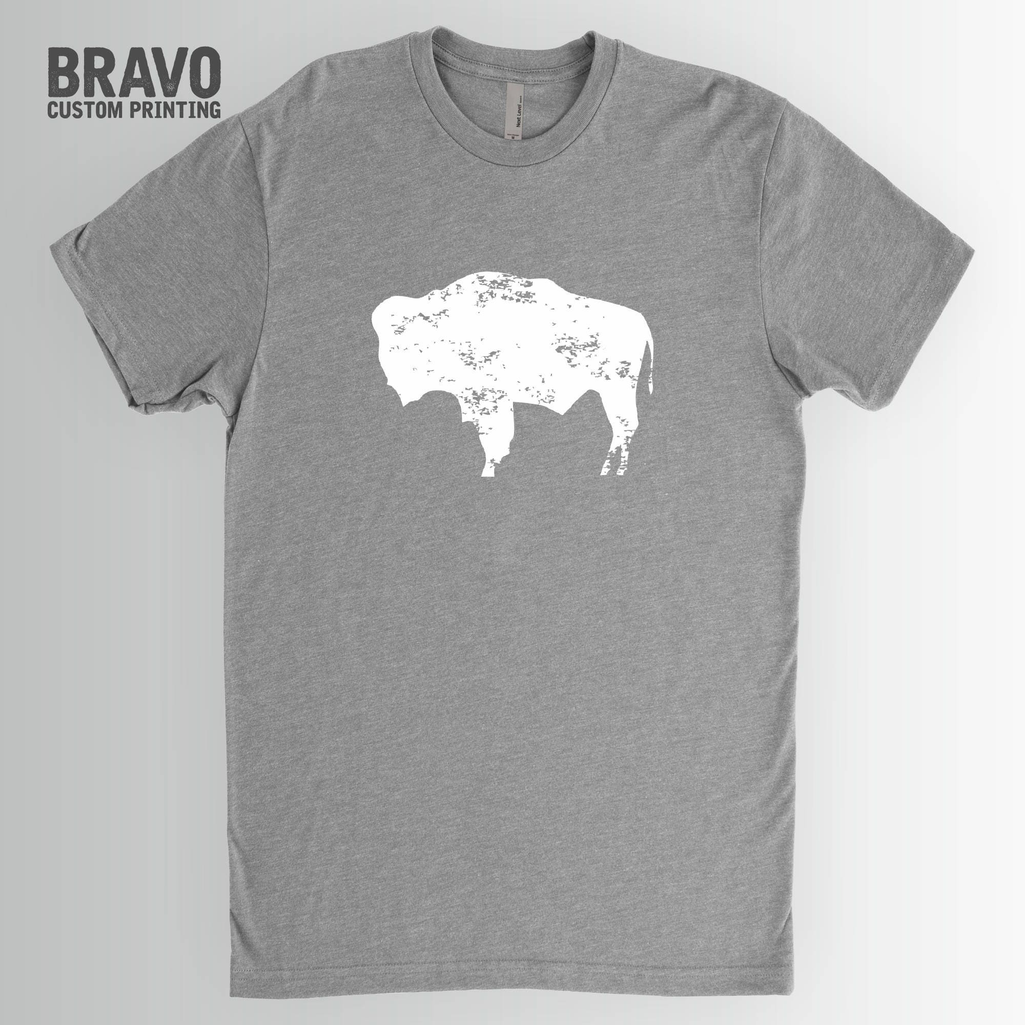 Bison Shirt Buffalo Shirt Wyoming Shirt Buffalo Shirt