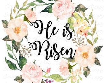 Download He is risen decal | Etsy