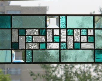 Seafoam Mint Green Abstract - Small