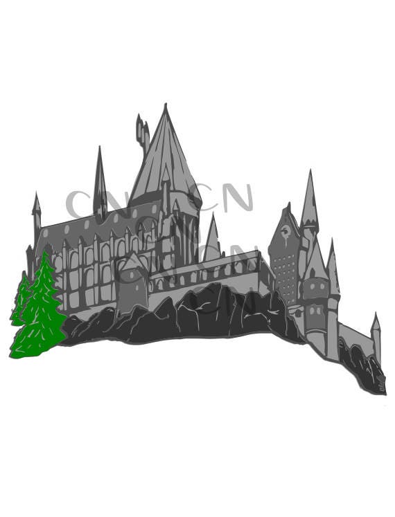 Download Harry Potter Hogwarts Castle SVG