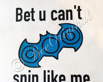 Boys batman fidget spinner tshirt