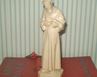 plastic st francis statue