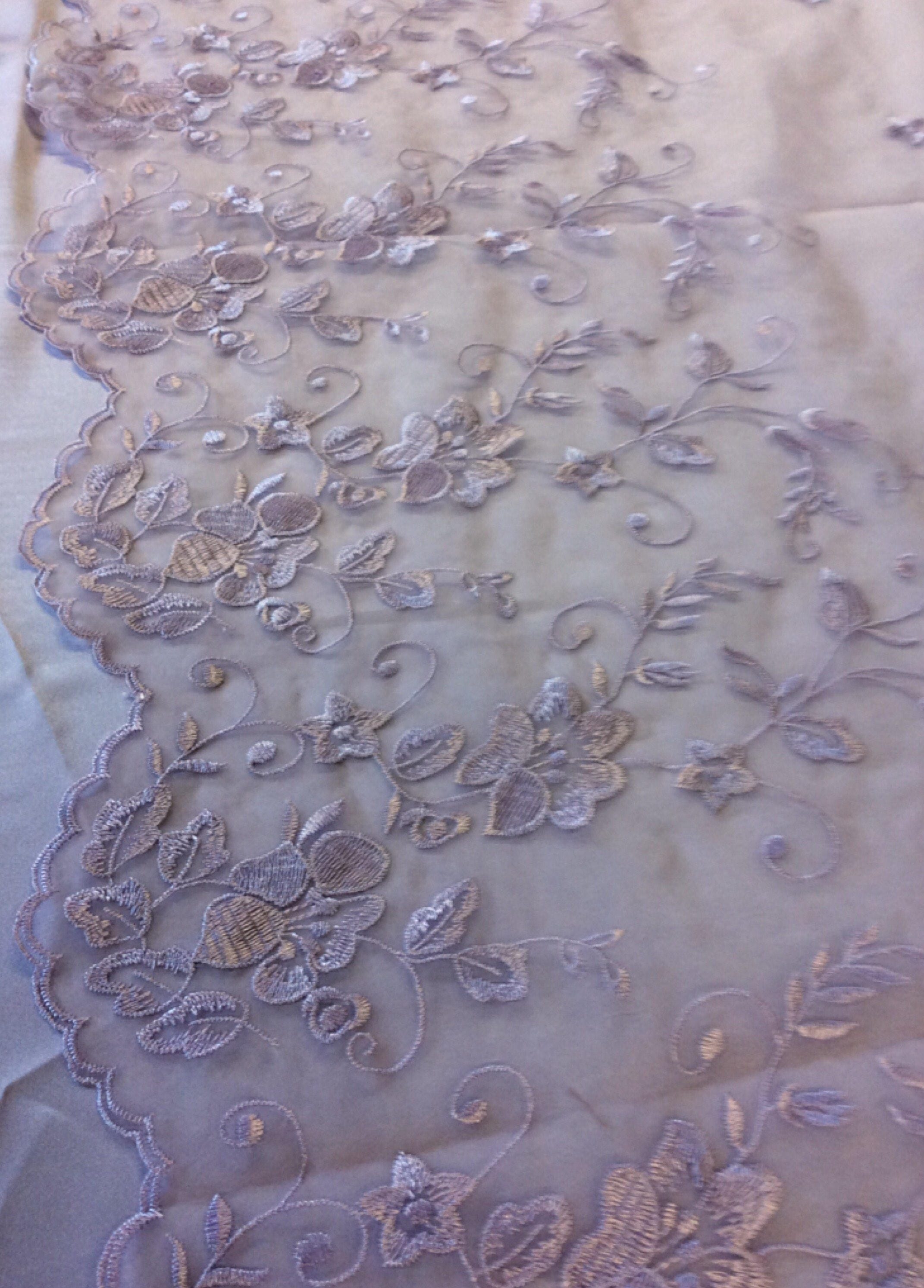 sheer wedding fabric